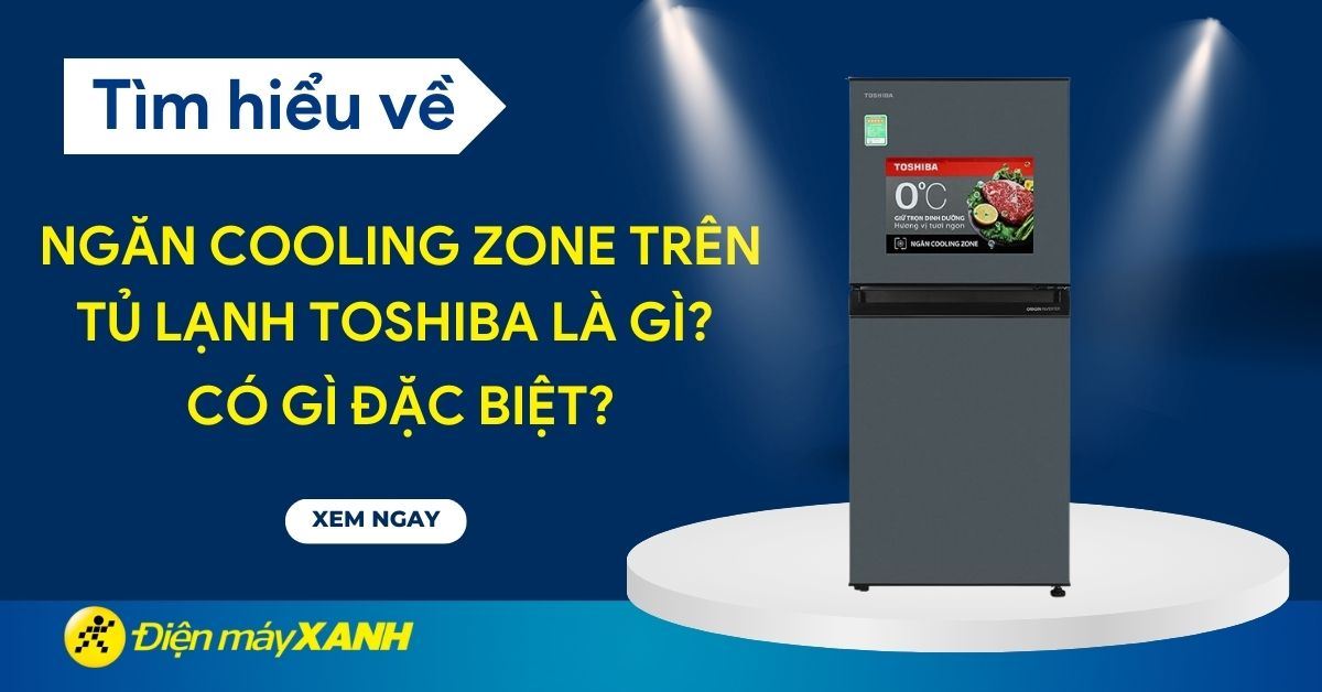 Ngăn Cooling Zone trên tủ lạnh Toshiba là gì? Có gì đặc biệt?