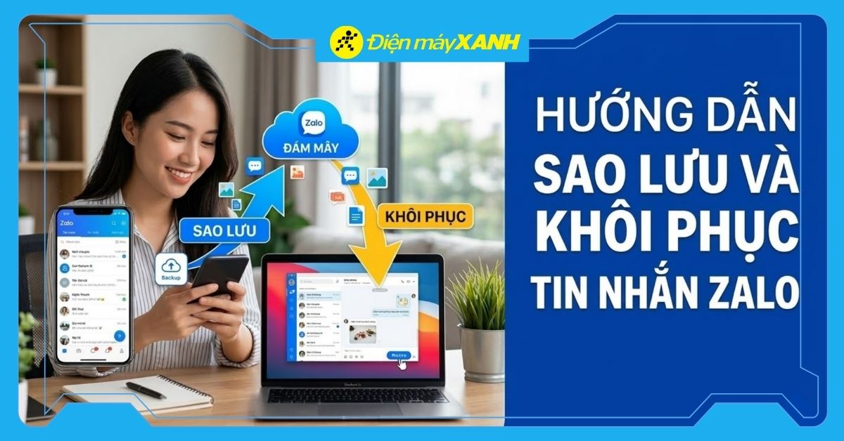 Cách khôi phục tin nhắn Zalo trên điện thoại, máy tính đơn giản, nhanh chóng