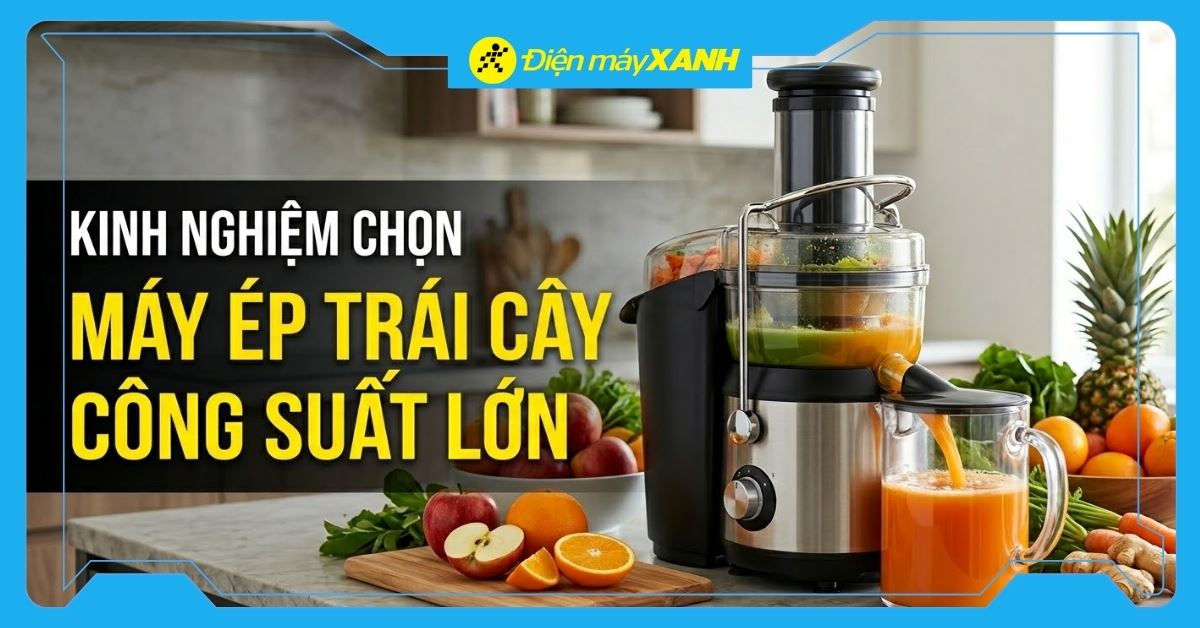 Kinh nghiệm chọn máy ép công suất lớn dành cho quán cà phê, nhà hàng