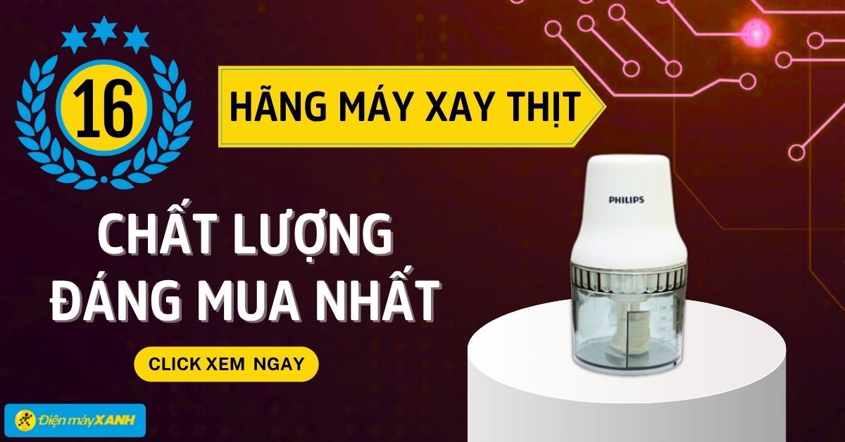 16 hãng máy xay thịt tốt nhất năm 2025 chất lượng đáng mua