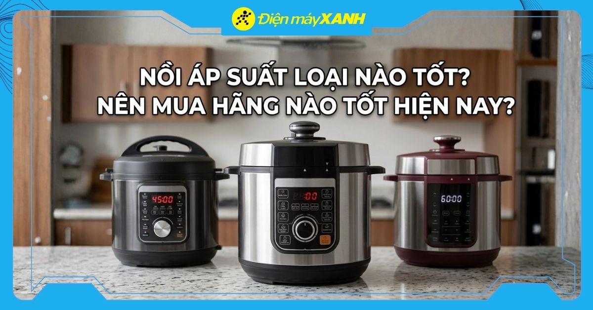 Nồi áp suất loại nào tốt? Nên mua nồi áp suất hãng nào tốt hiện nay?