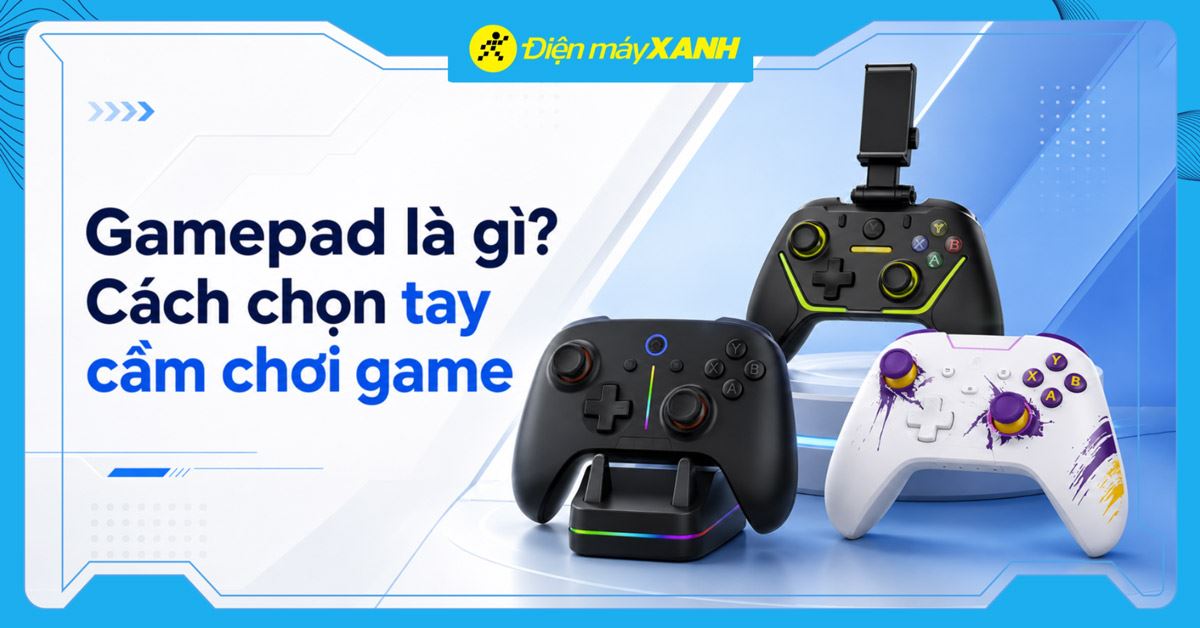 Gamepad (Tay cầm chơi game) là gì? Cách chọn tay cầm chơi game phù hợp nhu cầu