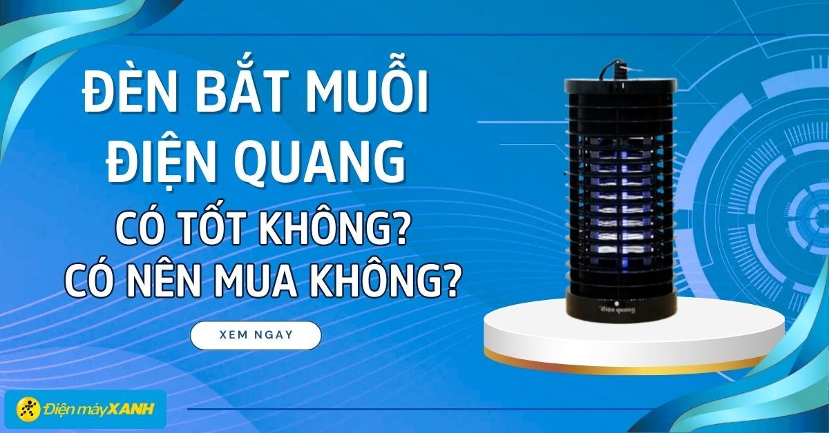 Đèn bắt muỗi Điện Quang có tốt không? Có nên mua không?