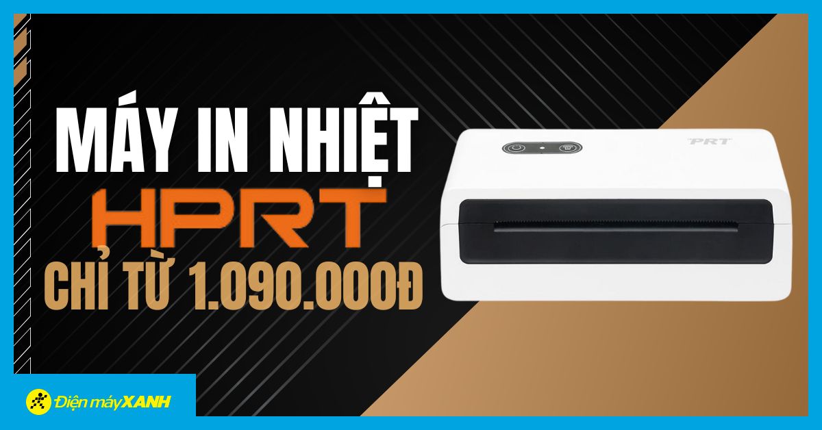 Máy in nhiệt HPRT: Chất lượng hàng đầu, giá sốc chỉ từ 1.090.000đ