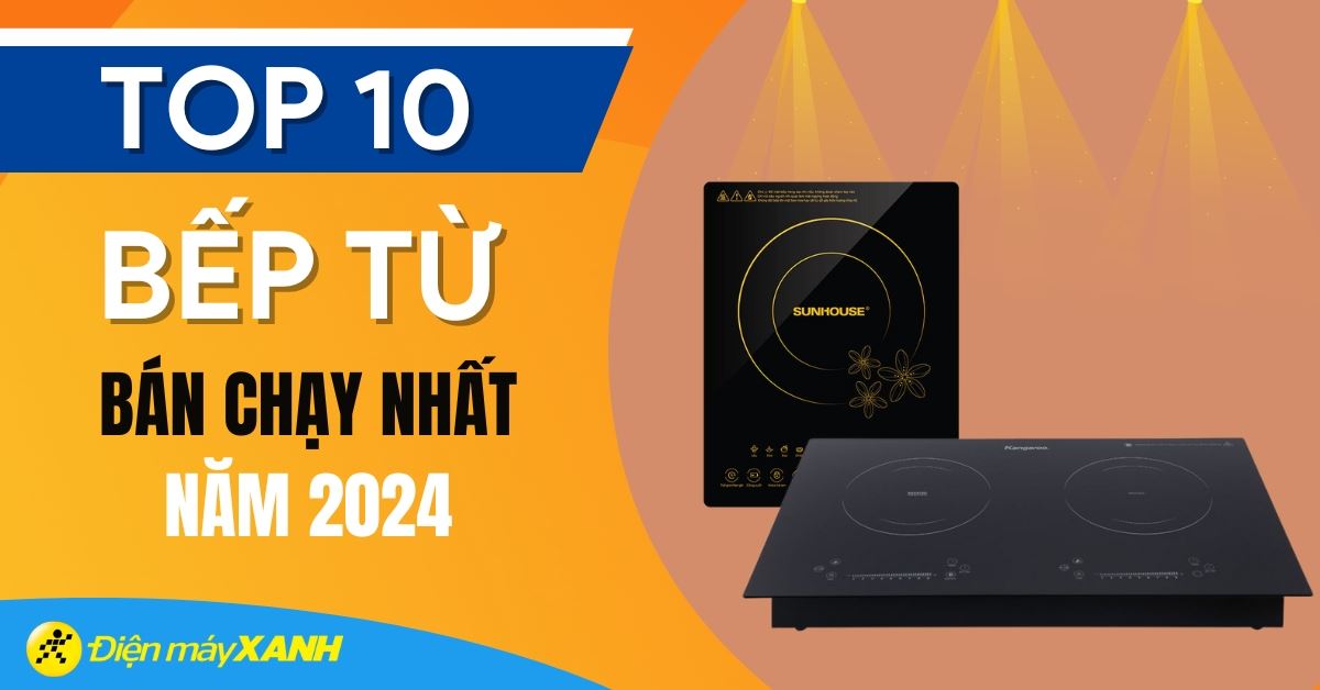Top 10 bếp từ bán chạy nhất năm 2024 tại Điện máy XANH