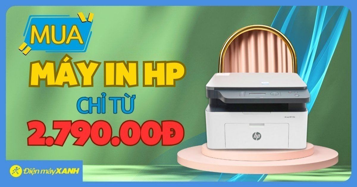Máy In Chính Hãng HP - Giá chỉ từ  2.790.000đ Trả Chậm 0% Lãi Suất