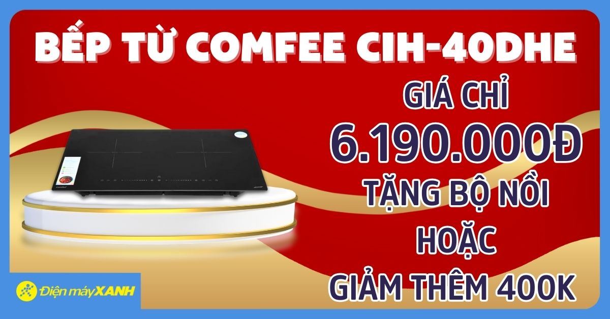 CÓ BẾP TỪ THÔNG MINH COMFEE, VIỆC BẾP NÚC HÓA EASY
