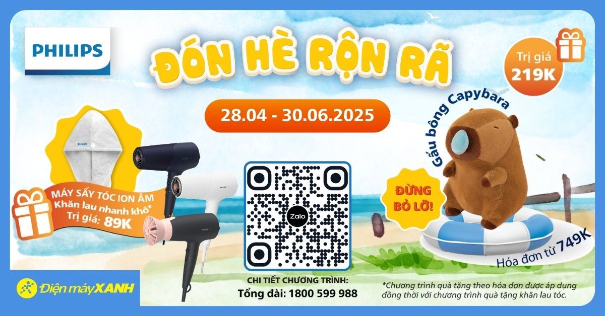 ĐÓN HÈ RỘN RÃ - CHĂM SÓC CÁ NHÂN CÙNG PHILIPS KHI ĐI DU LỊCH!