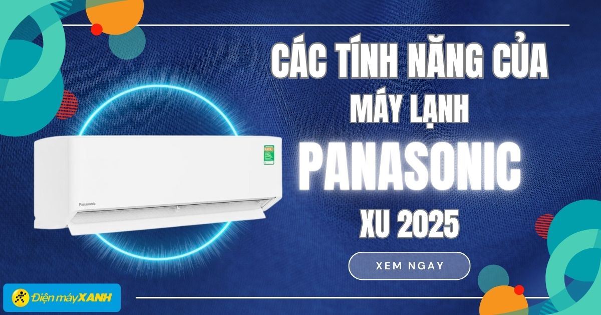 Máy lạnh Panasonic XU 2025: Đột phá lọc khí với nanoe™ X Gen 3 và Clean Air Indicator