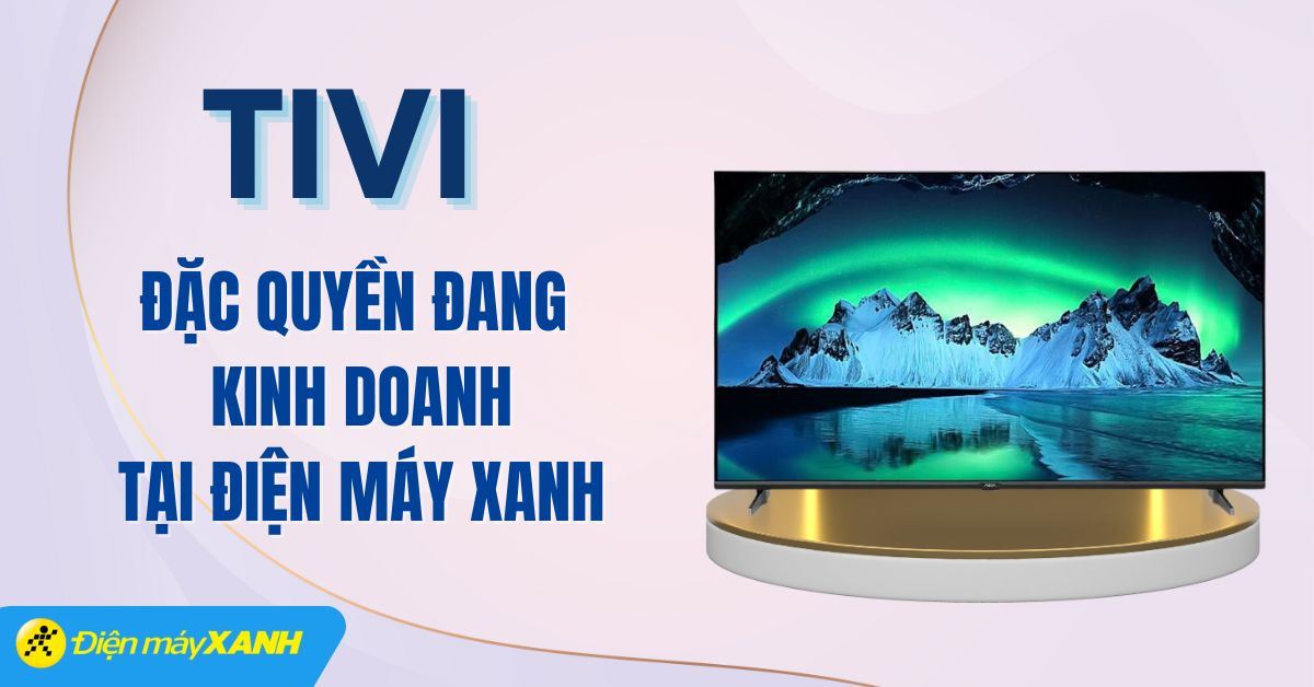 Các thương hiệu tivi đặc quyền đang kinh doanh tại Điện máy XANH 2025