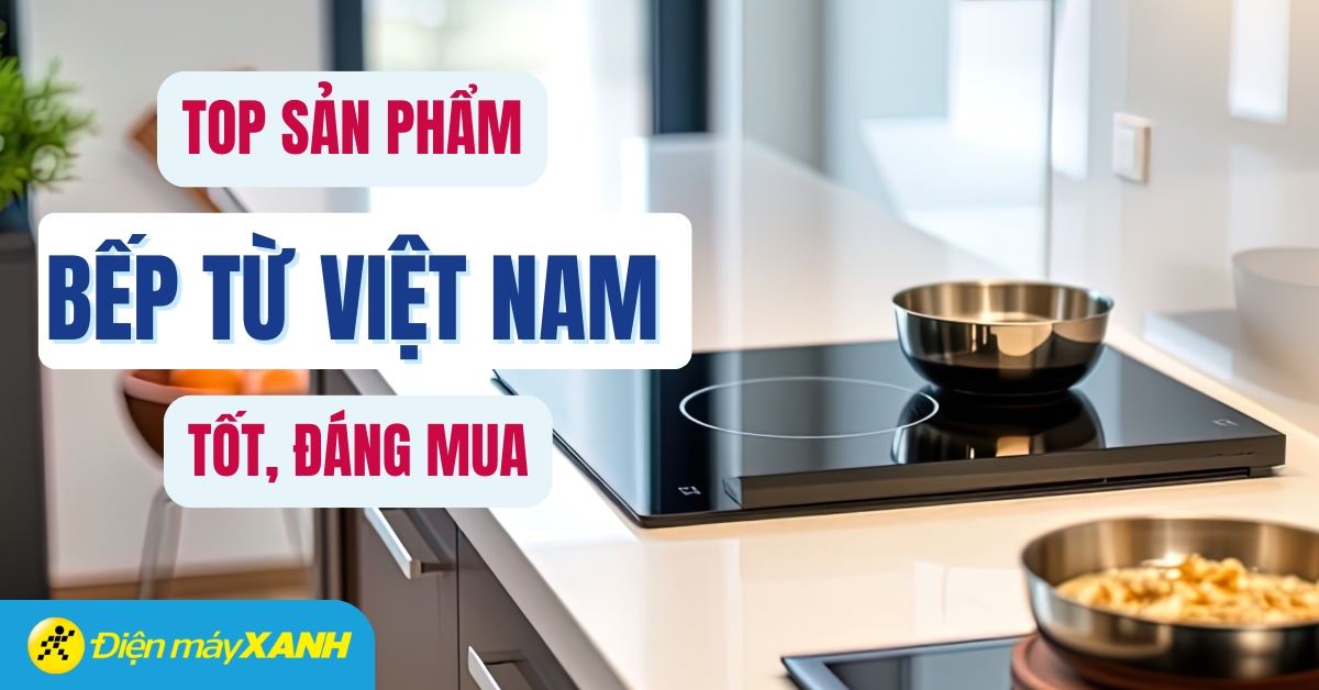 Top 5 bếp từ Việt Nam chất lượng cao, đáng mua tại Điện máy XANH