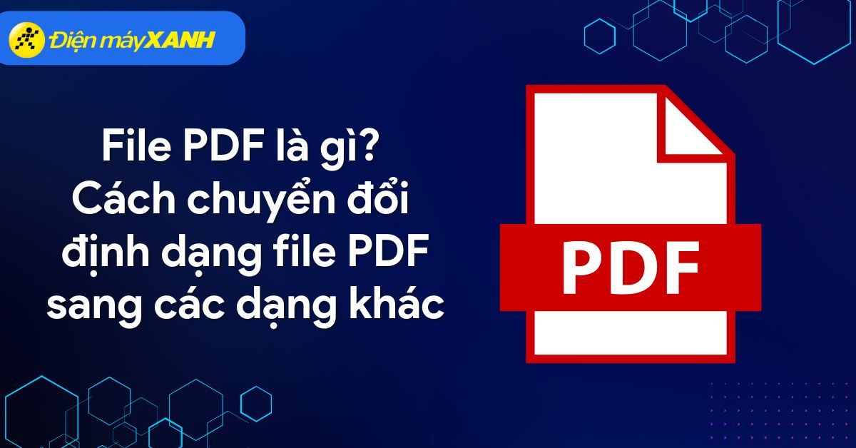 File PDF là gì? Cách chuyển đổi định dạng file PDF sang các dạng khác