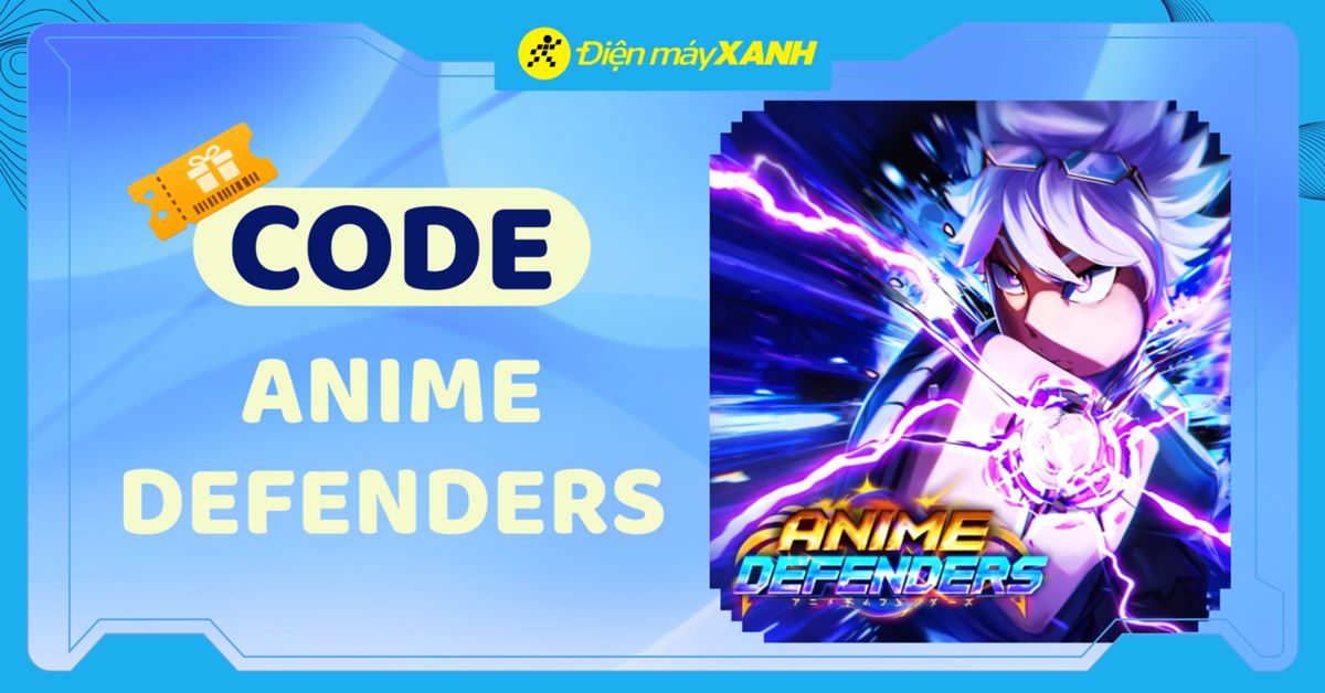 Code Anime Defenders update 9 tháng 03/2026 mới nhất nhận Gem, Token miễn phí