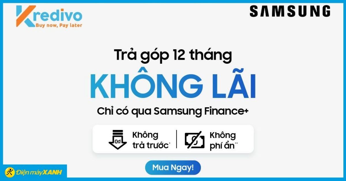 Samsung Finance Plus: Sở hữu Galaxy Z Flip7/Fold7 với ưu đãi hấp dẫn, trả chậm 18 tháng, giảm ngay 1 triệu, lãi suất 0%