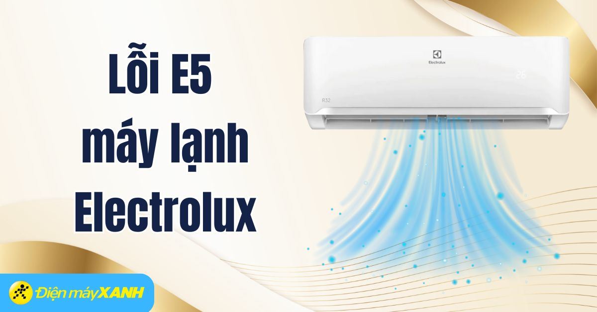 Lỗi E5 máy lạnh Electrolux: Nguyên nhân, cách xử lý và lưu ý khi dùng