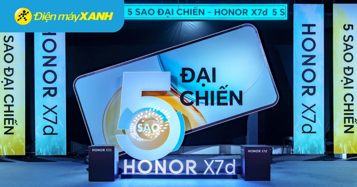 HONOR X7d chính thức ra mắt: Bền bỉ vượt trội với chuẩn 5 sao SGS và AI thông minh