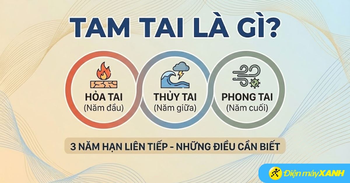 Tam tai là gì? Tuổi hạn tam tai năm 2025, 2026 và cách hoá giải