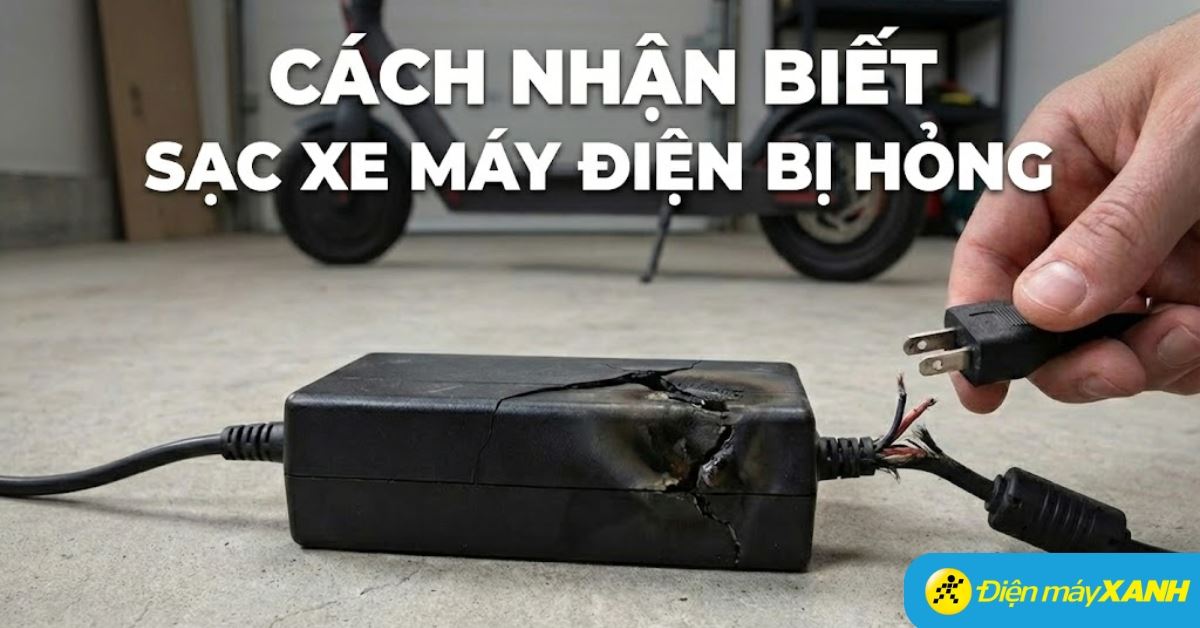 Cách nhận biết sạc xe điện bị hỏng và cách xử lý an toàn tại nhà