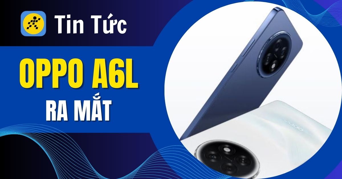 OPPO A6L ra mắt: Màn hình AMOLED 6.8 inch, kháng nước IP69 và pin 7.000mAh