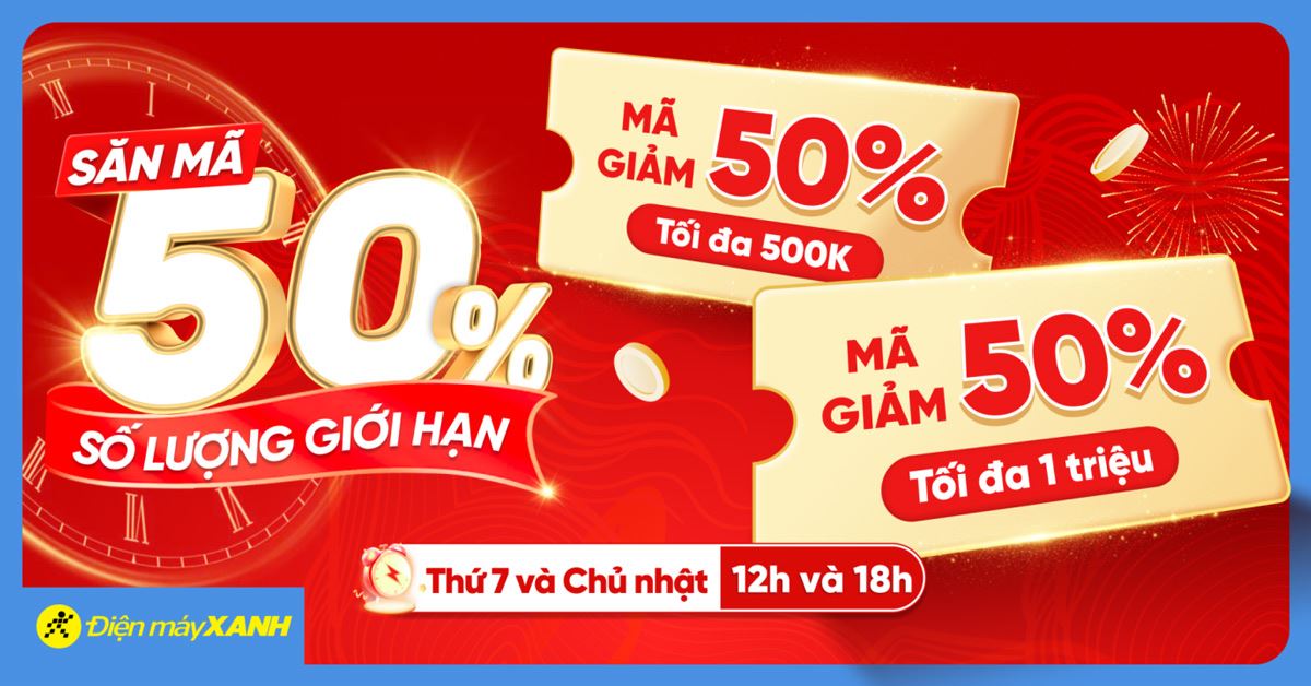 SĂN LỘC GIỜ VÀNG - SĂN MÃ GIẢM ĐẾN 50%