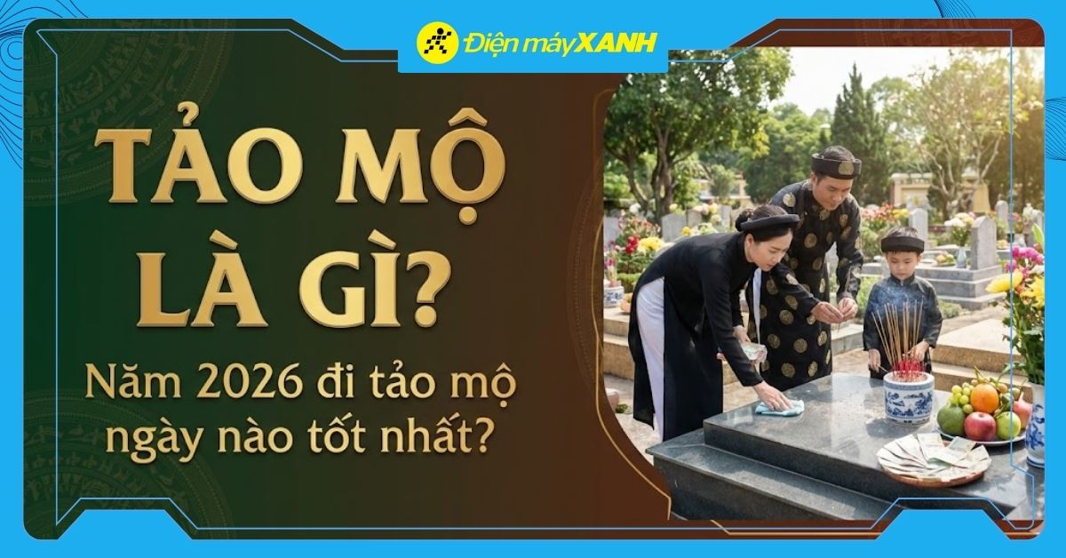 Tảo mộ là gì? Năm 2026 đi tảo mộ ngày nào, giờ nào tốt nhất?