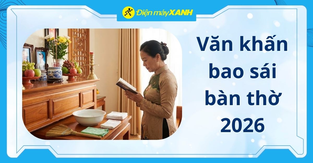 Tổng hợp mẫu văn khấn bao sái bàn thờ, tỉa chân nhang chuẩn, đầy đủ, dễ đọc
