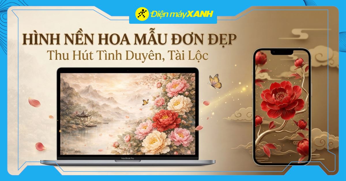 100+ hình nền hoa mẫu đơn đẹp thu hút tình duyên, tài lộc Full HD, 4K