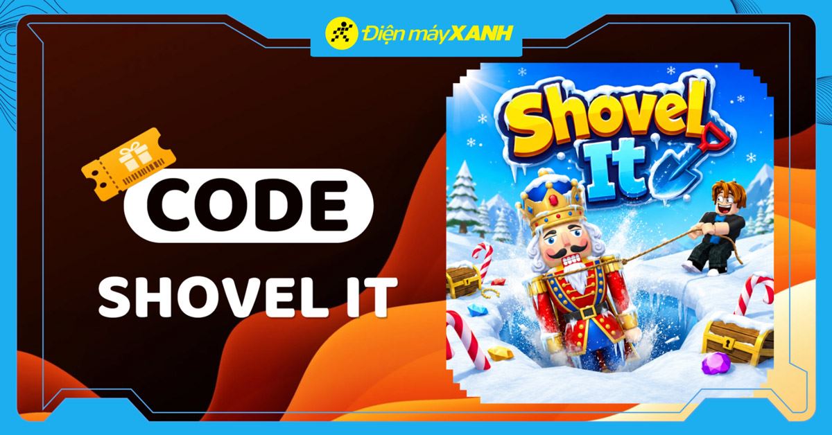 Code Shovel It mới nhất tháng 08/2026 và cách nhập code chi tiết