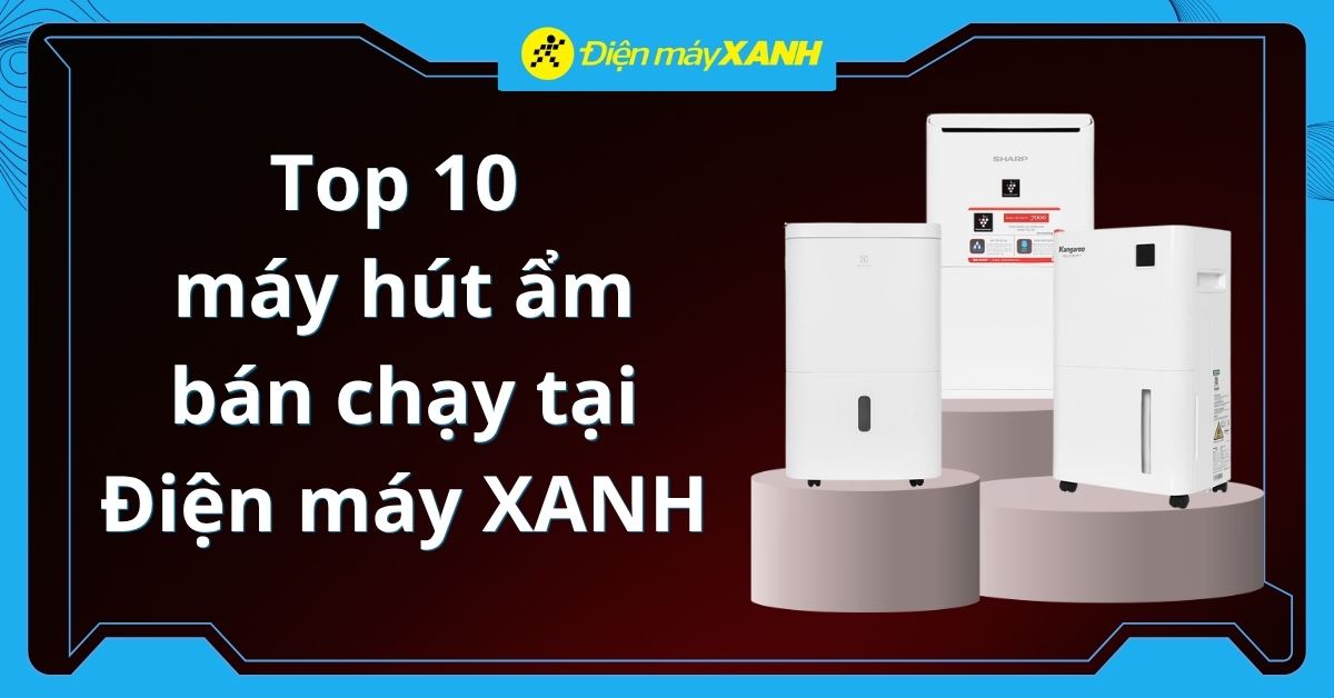 Top 10 máy hút ẩm bán chạy tại Điện máy XANH 2026