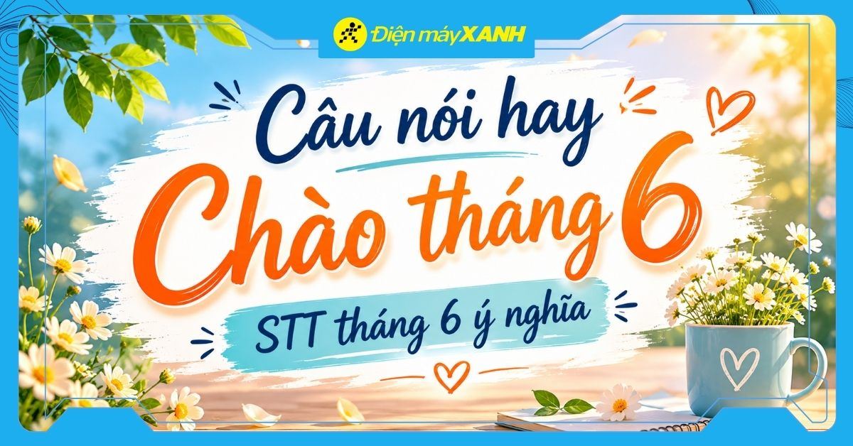 200+ câu nói hay chào tháng 6, STT tháng 6 ý nghĩa và đầy cảm xúc