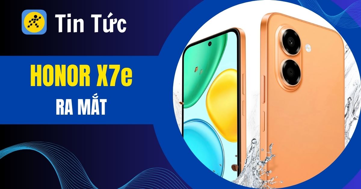 HONOR X7e ra mắt: Smartphone phổ thông gây sốt với pin "khủng" 7.500mAh và màn hình 120Hz