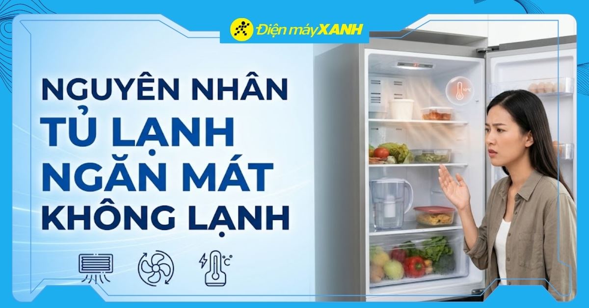 Tủ lạnh ngăn mát không lạnh? Nguyên nhân và cách khắc phục