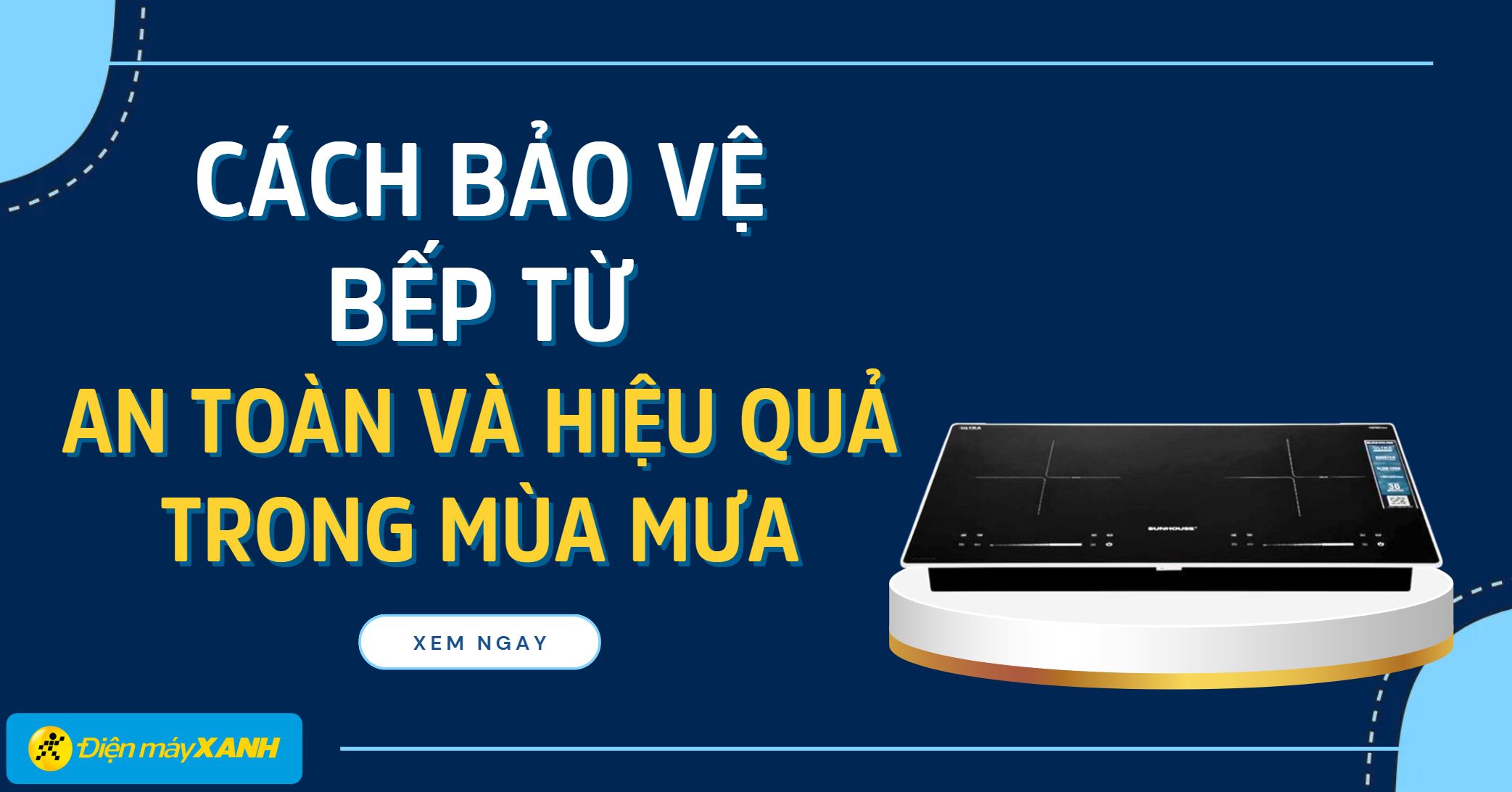 Cách bảo vệ bếp từ an toàn và hiệu quả trong mùa mưa