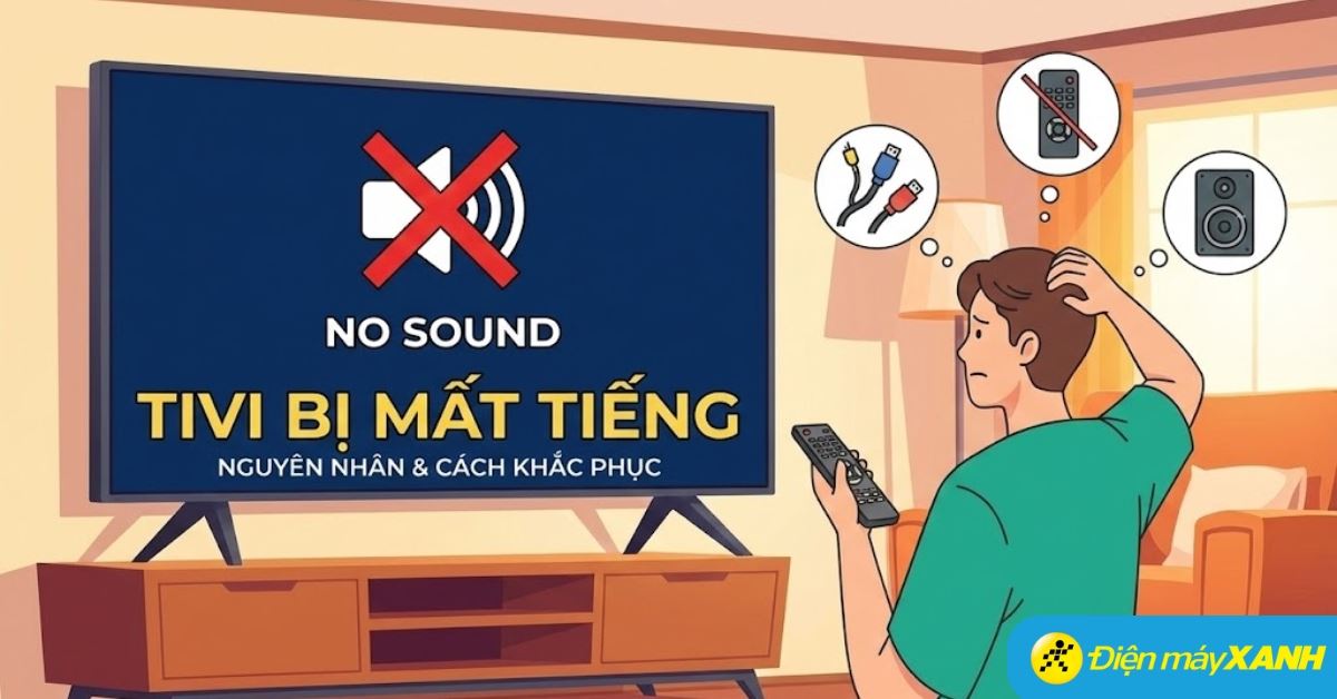 Tivi bị mất tiếng - Nguyên nhân và cách khắc phục nhanh chóng nhất