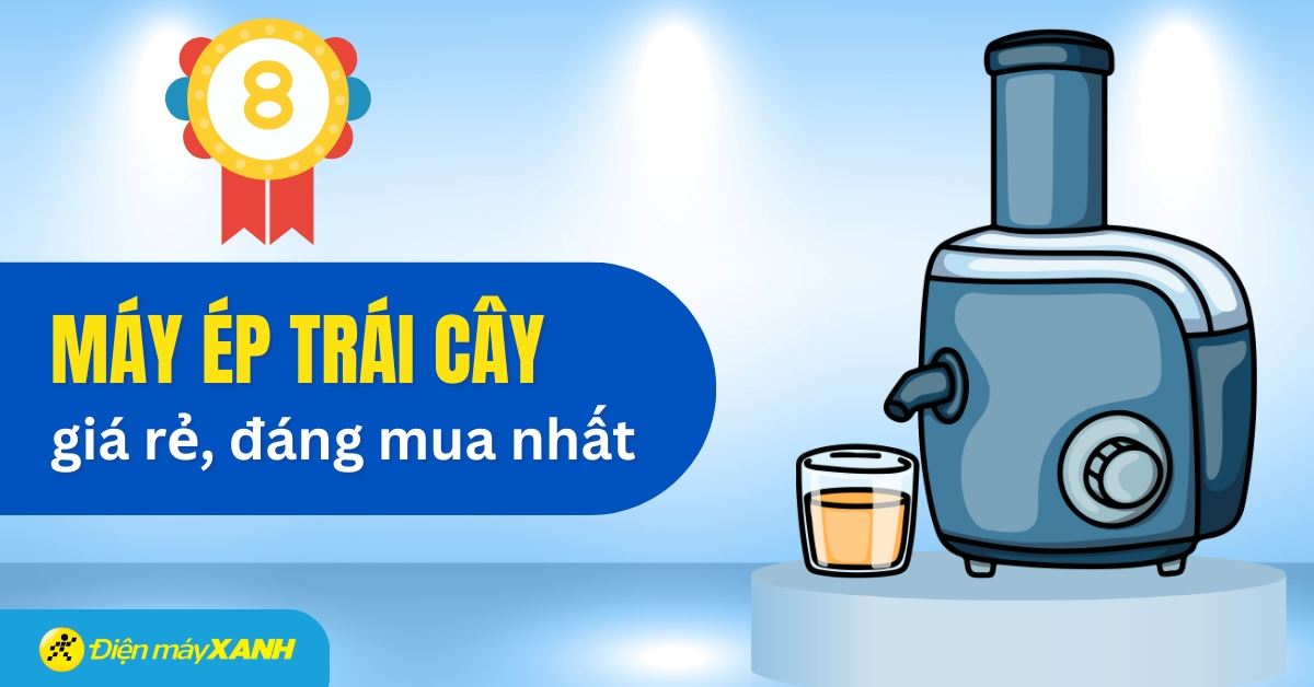 Top 8 máy ép trái cây giá rẻ mà bạn nên sắm cho gia đình