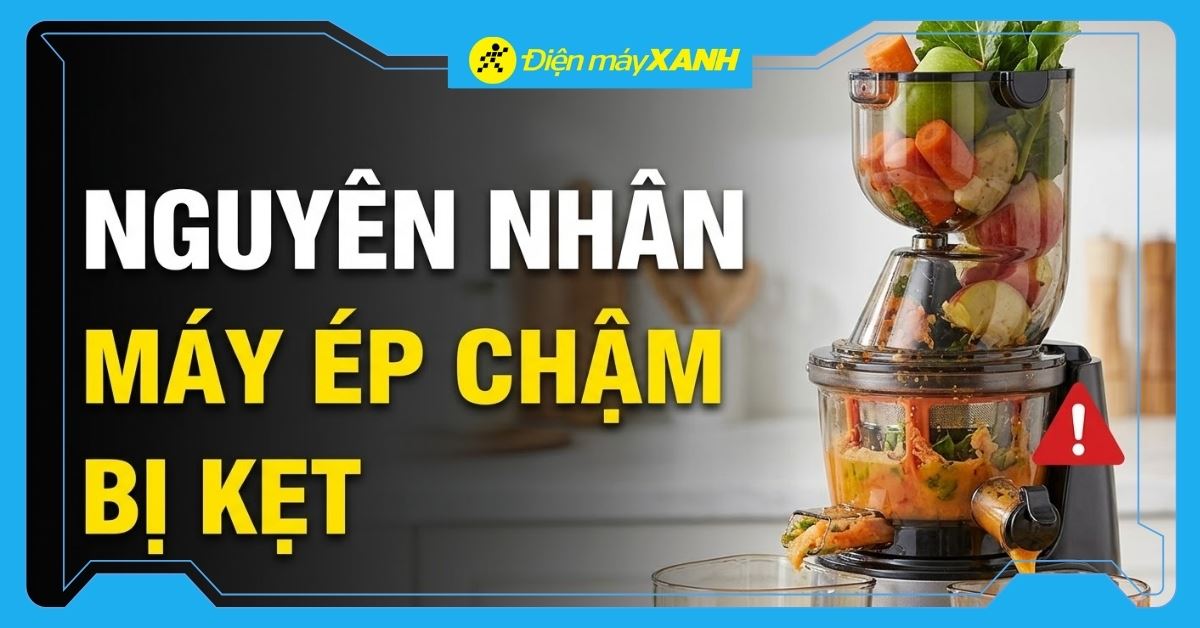 Máy ép chậm bị kẹt, không tháo ra được - Nguyên nhân và hướng khắc phục