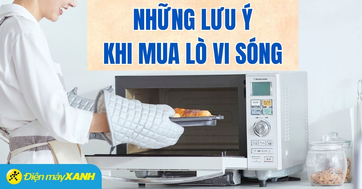 10 yếu tố cần lưu ý khi mua lò vi sóng cho gia đình