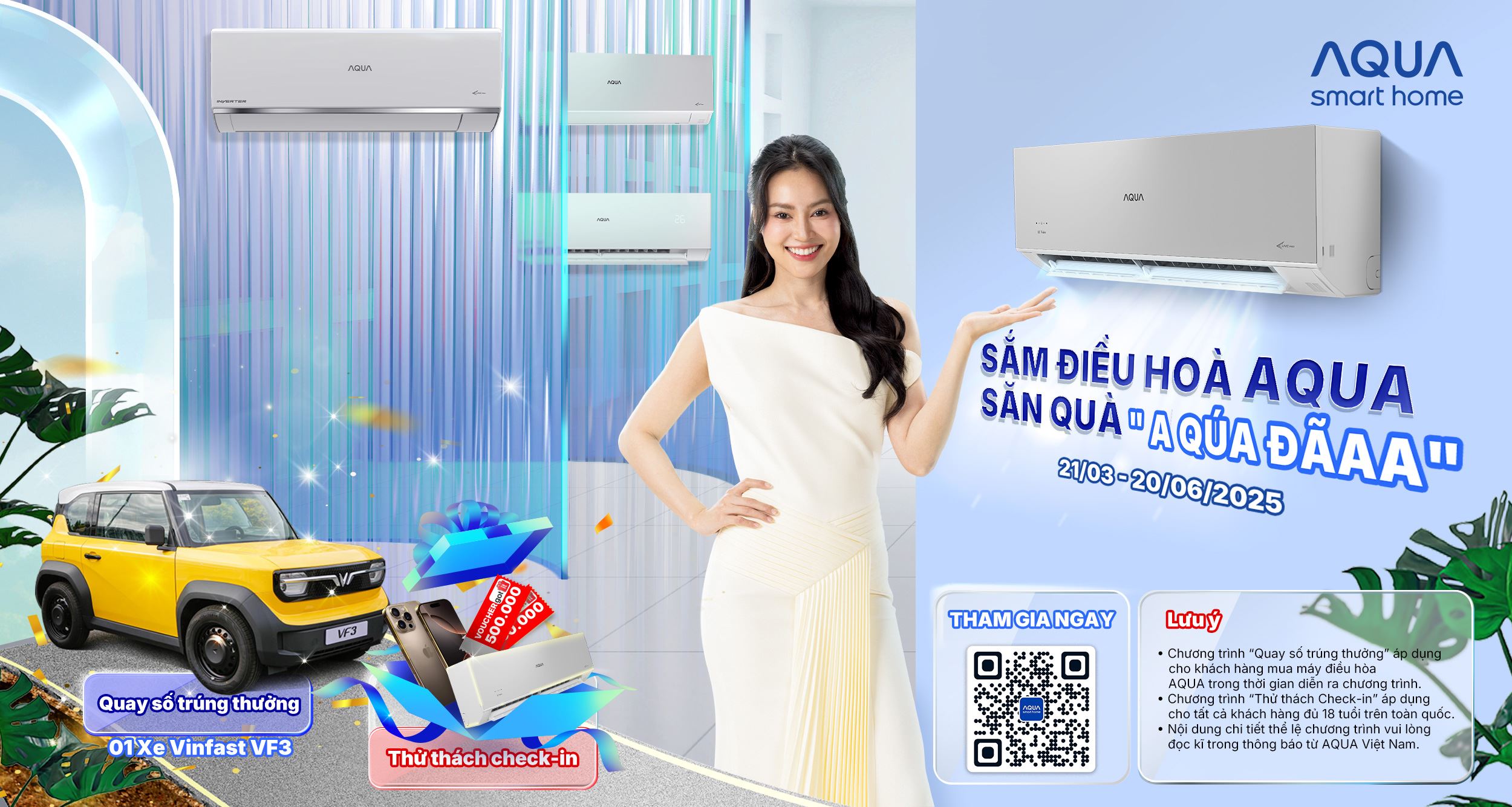 SẮM ĐIỀU HÒA AQUA, SĂN QUÀ A QUÁ ĐÃ!