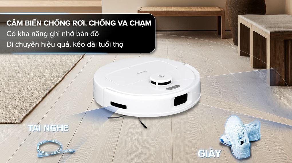 Robot hút bụi lau nhà Ecovacs N30 PRO OMNI - Công nghệ hút, bộ lọc