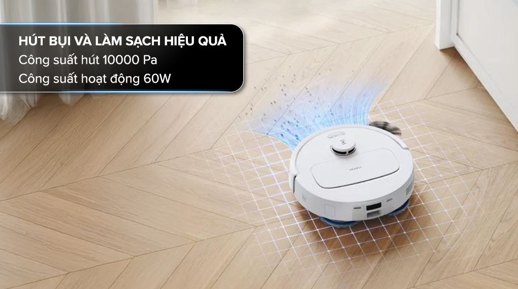 Robot hút bụi lau nhà Ecovacs N30 PRO OMNI - Công suất và độ ồn