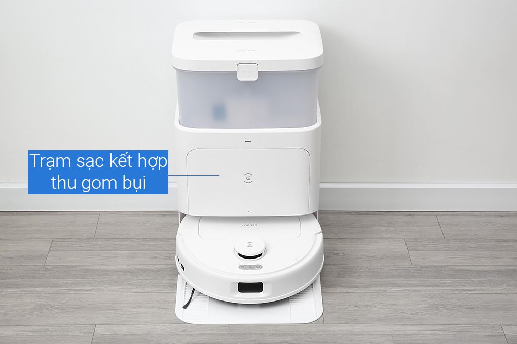Robot hút bụi lau nhà Ecovacs Deebot N30 PRO OMNI Màu Trắng