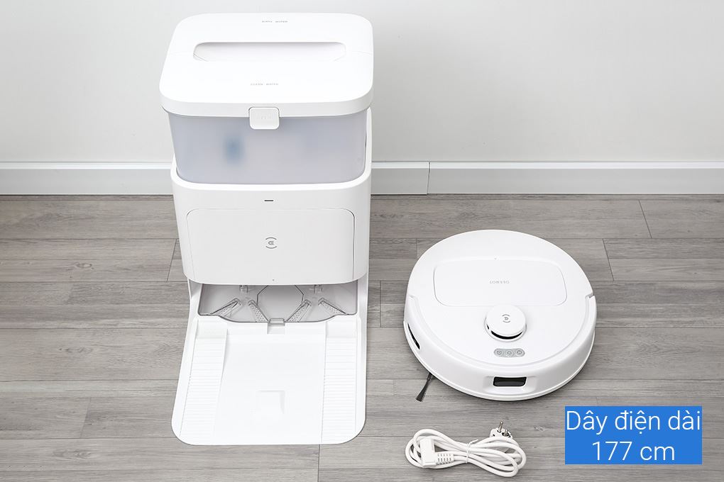 Robot hút bụi lau nhà Ecovacs Deebot N30 PRO OMNI Màu Trắng