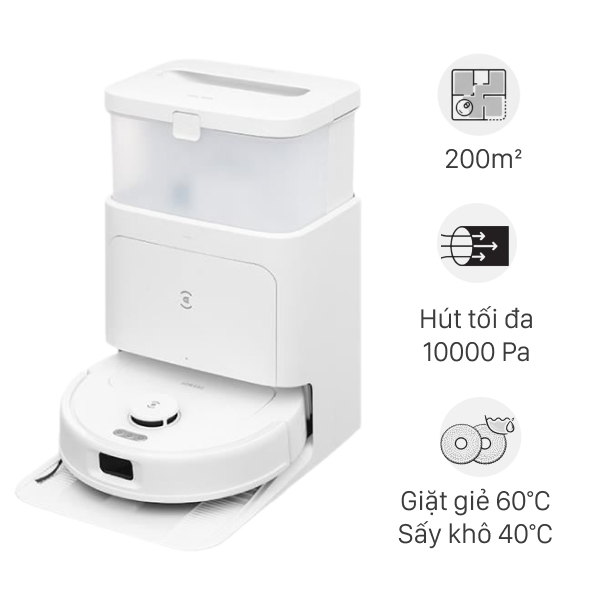 Robot hút bụi lau nhà Ecovacs N30 PRO OMNI