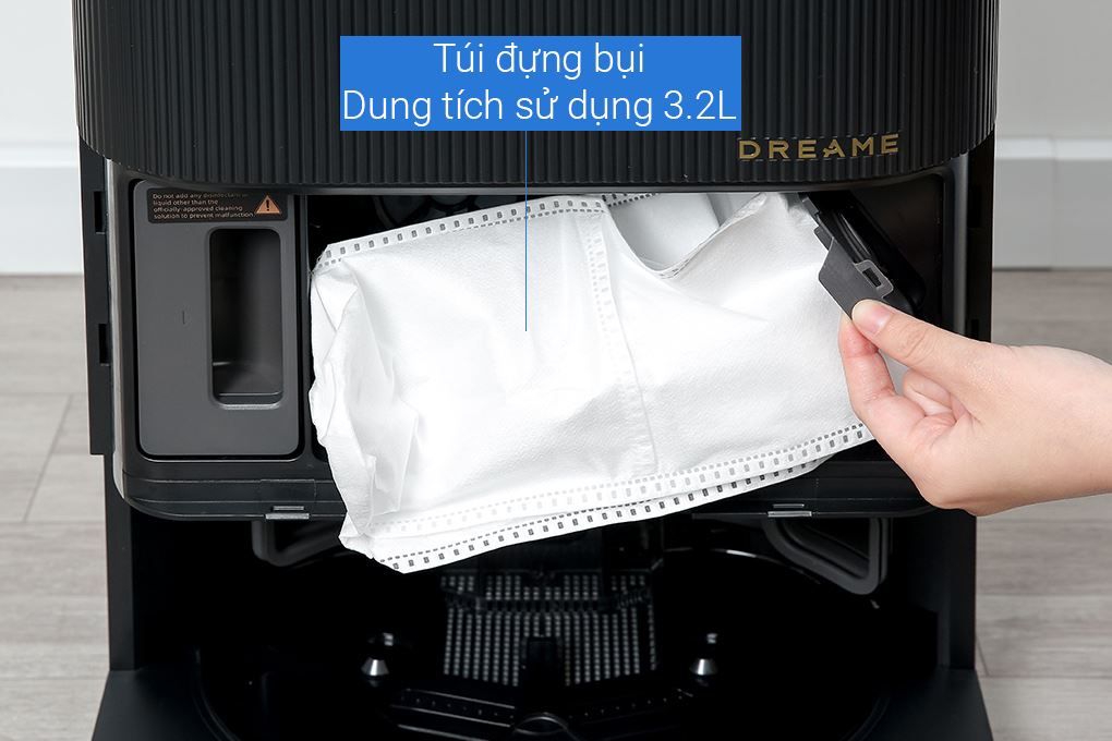 Robot hút bụi lau nhà Dreame X50 Ultra Màu Đen - Bạc
