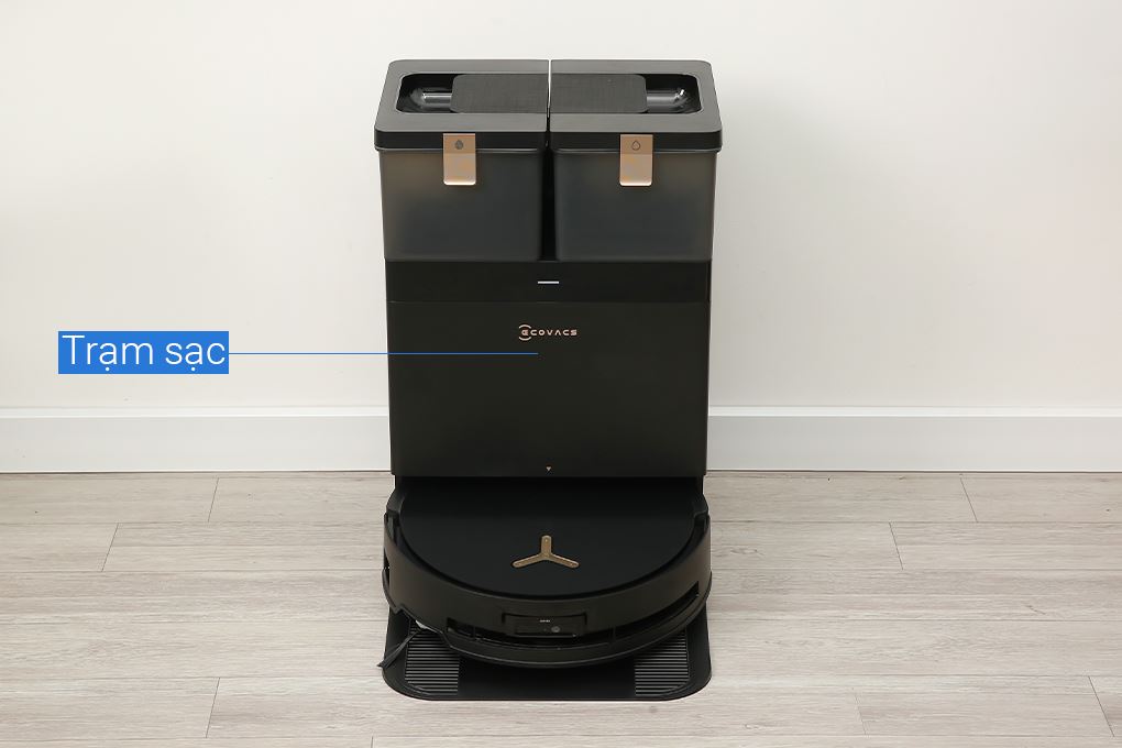 Robot hút bụi lau nhà Ecovacs Deebot X8 PRO OMNI - Đen Màu Đen