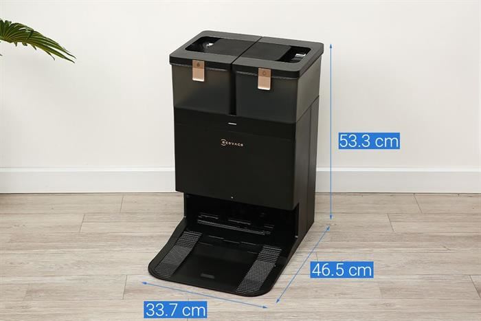 Robot hút bụi lau nhà Ecovacs X8 PRO OMNI - Đen Màu Đen