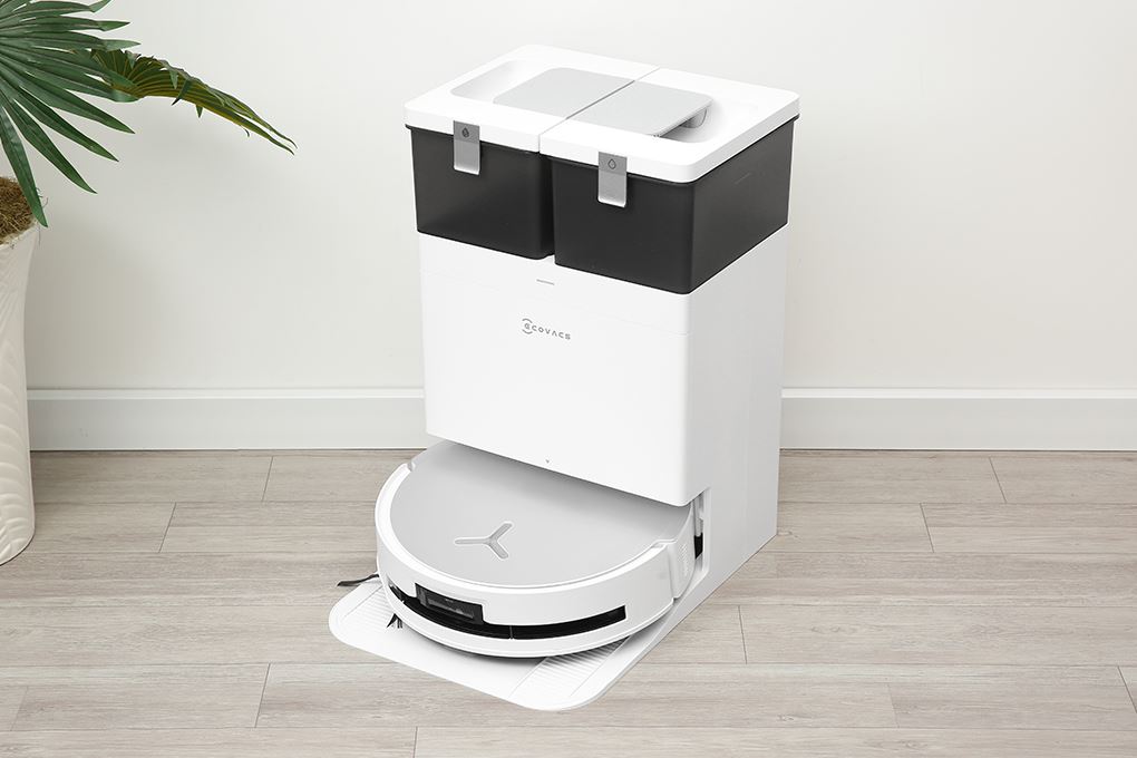 Robot hút bụi lau nhà Ecovacs Deebot X8 PRO OMNI - Trắng Màu Trắng