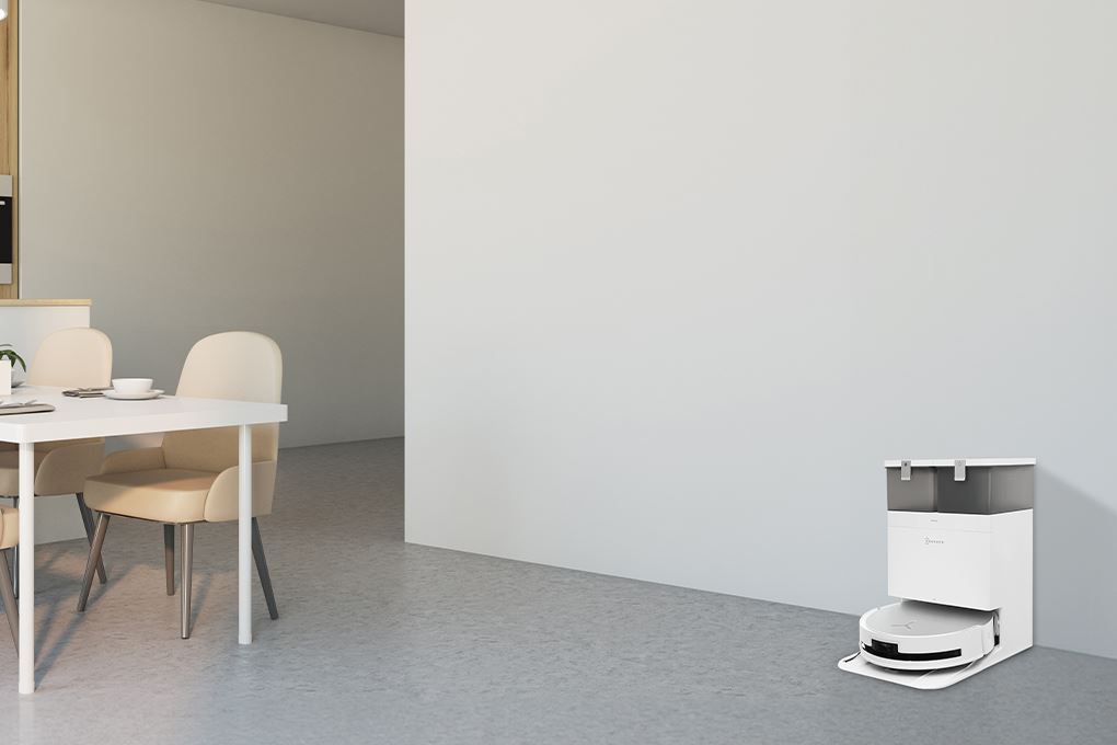 Robot hút bụi lau nhà Ecovacs Deebot X8 PRO OMNI - Trắng Màu Trắng