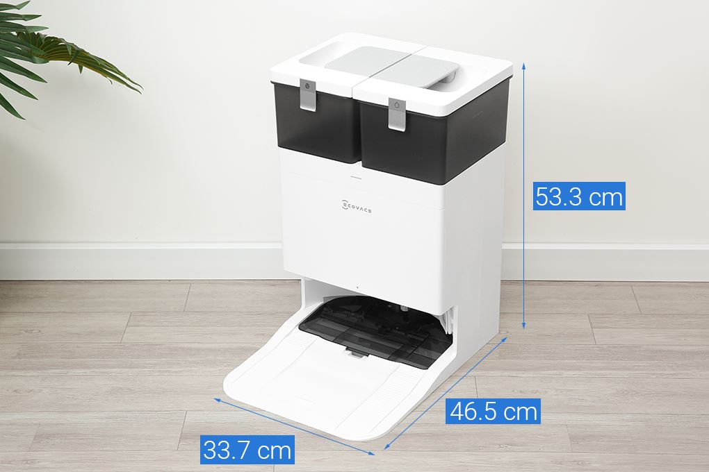 Robot hút bụi lau nhà Ecovacs Deebot X8 PRO OMNI - Trắng Màu Trắng