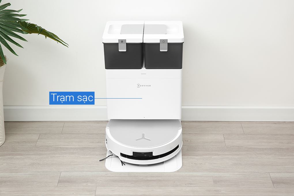 Robot hút bụi lau nhà Ecovacs Deebot X8 PRO OMNI - Trắng Màu Trắng